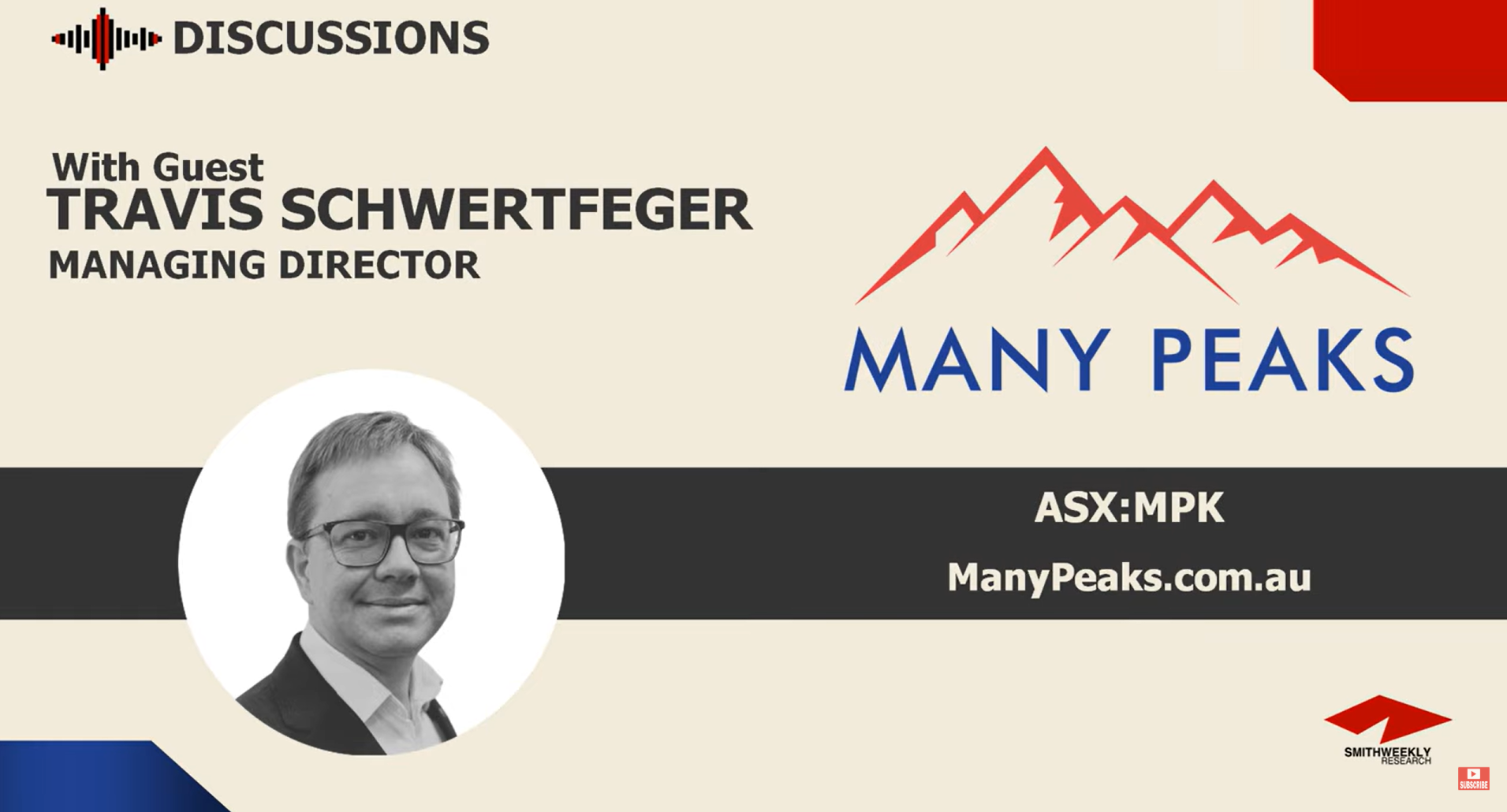 Smith Weekly Research (Podcast):  Discussion with MPK’s Travis Schwertfeger