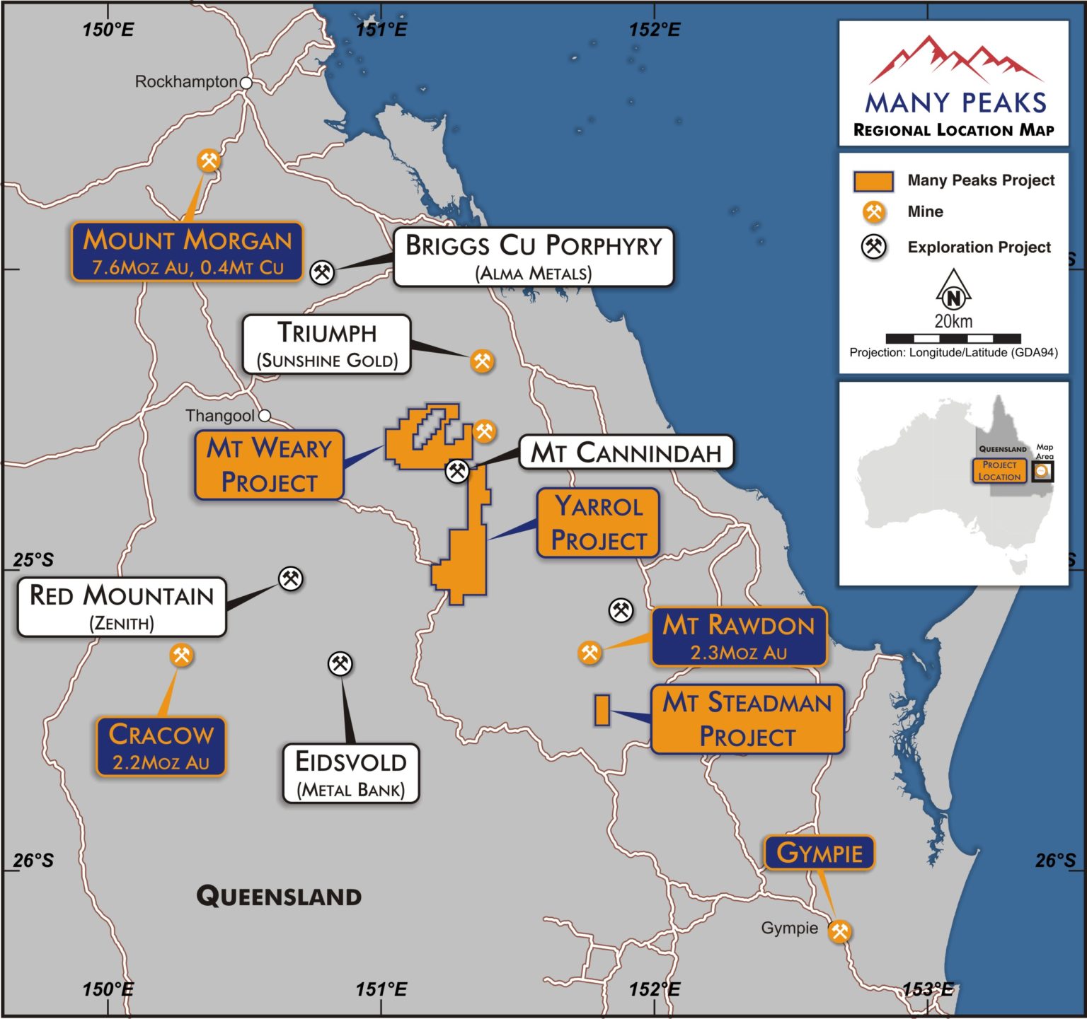 Mt Steadman Gold Project Many Peaks Minerals Limited